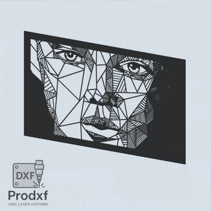D003 Decor Lazer kesim dxf Çizimi