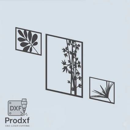 D048 Decor Lazer kesim dxf Çizimi