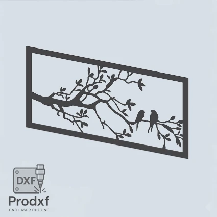 D080 Decor Lazer kesim dxf Çizimi