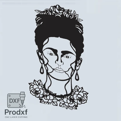 D017 Decor Lazer kesim dxf Çizimi