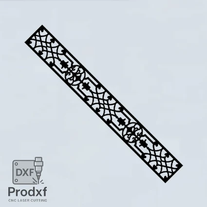 T001 Kenarlık Lazer kesim dxf Çizimi