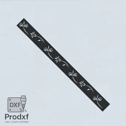 T003 Kenarlık Lazer kesim dxf Çizimi