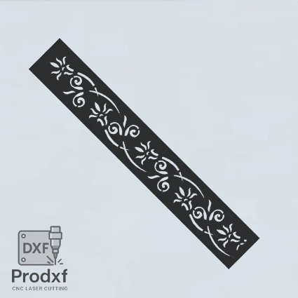 T010 Kenarlık Lazer kesim dxf Çizimi
