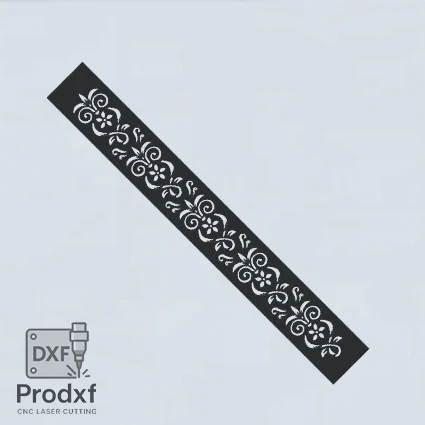 T011 Kenarlık Lazer kesim dxf Çizimi