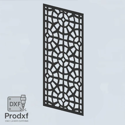 21004 Decorative Panel dxf Çizimi