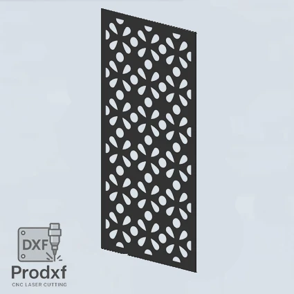 21005 Decorative Panel dxf Çizimi
