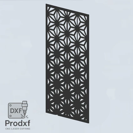 21007 Decorative Panel dxf Çizimi
