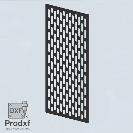 21009 Decorative Panel dxf Çizimi