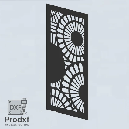 21011 Decorative Panel dxf Çizimi