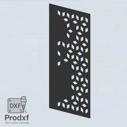 21012 Decorative Panel dxf Çizimi