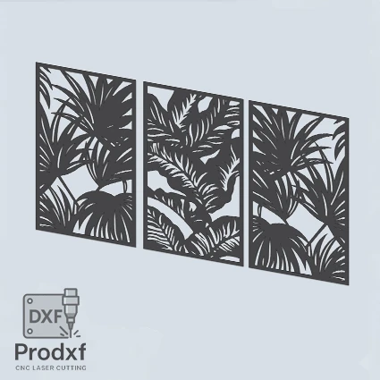D114 Decor Lazer kesim dxf Çizimi