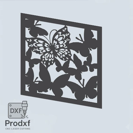 D115 Decor Lazer kesim dxf Çizimi