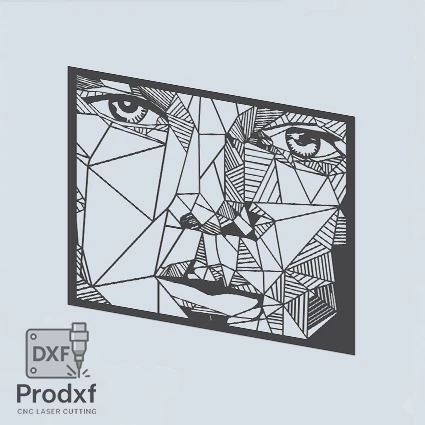 D151 Decor Lazer kesim dxf Çizimi