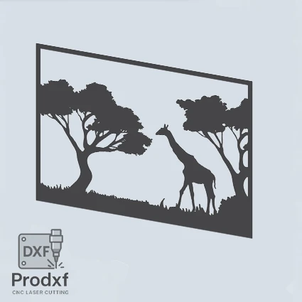 D220 Decor Lazer kesim dxf Çizimi