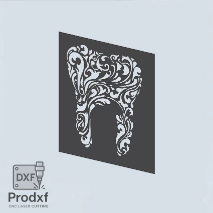 D250 Decor Lazer kesim dxf Çizimi