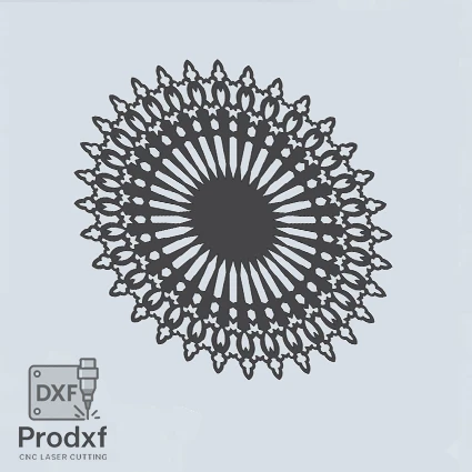 D281 Decor Lazer kesim dxf Çizimi