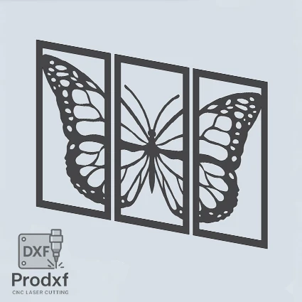 D285 Decor Lazer kesim dxf Çizimi