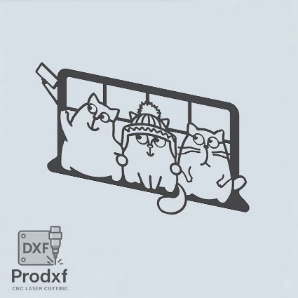 D306 Decor Lazer kesim dxf Çizimi