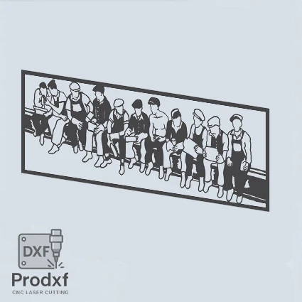 D310 Decor Lazer kesim dxf Çizimi