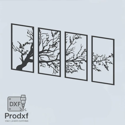 D337 Decor Lazer kesim dxf Çizimi
