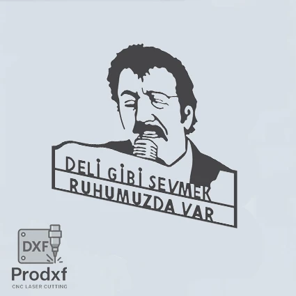 D356 Decor Lazer kesim dxf Çizimi