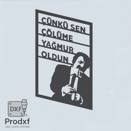 D357 Decor Lazer kesim dxf Çizimi