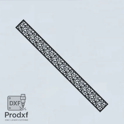T015 Kenarlık Lazer kesim dxf Çizimi