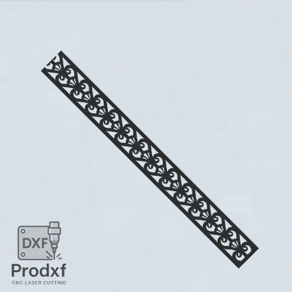 T022 Kenarlık Lazer kesim dxf Çizimi