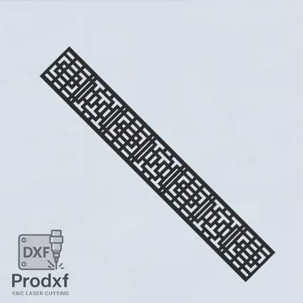 T027 Kenarlık Lazer kesim dxf Çizimi