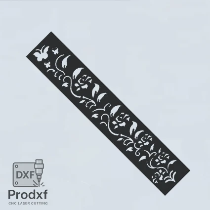 T029 Kenarlık Lazer kesim dxf Çizimi