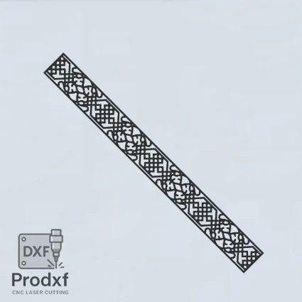 T030 Kenarlık Lazer kesim dxf Çizimi