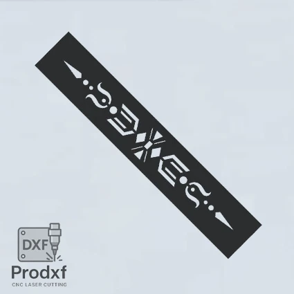 T041 Kenarlık Lazer kesim dxf Çizimi