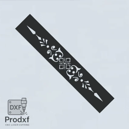 T042 Kenarlık Lazer kesim dxf Çizimi