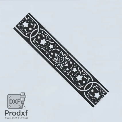 T045 Kenarlık Lazer kesim dxf Çizimi