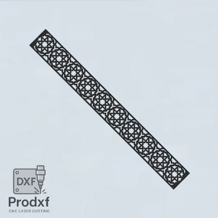 T046 Kenarlık Lazer kesim dxf Çizimi