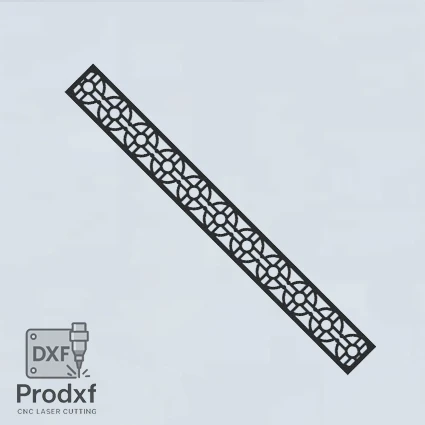 T048 Kenarlık Lazer kesim dxf Çizimi