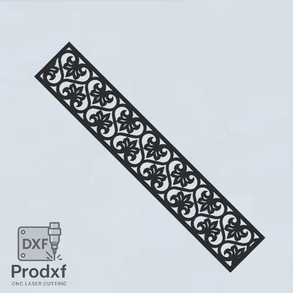 T051 Kenarlık Lazer kesim dxf Çizimi