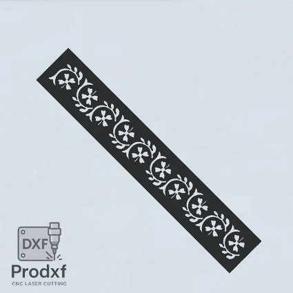 T053 Kenarlık Lazer kesim dxf Çizimi