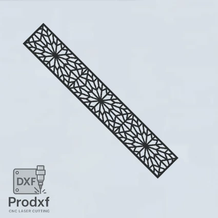 T063 Kenarlık Lazer kesim dxf Çizimi