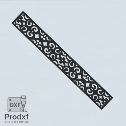 T069 Kenarlık Lazer kesim dxf Çizimi