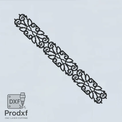 T070 Kenarlık Lazer kesim dxf Çizimi